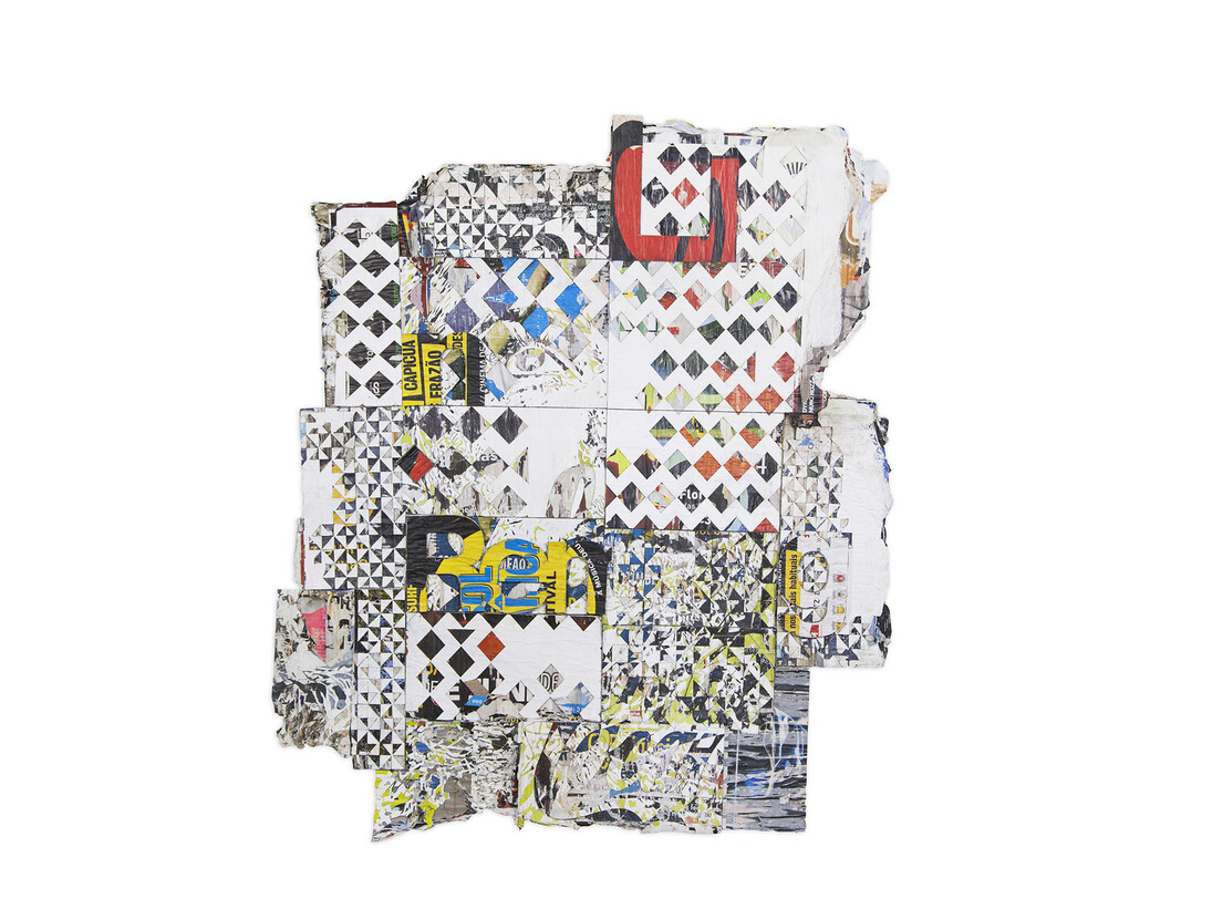 Vhils, Billboard Composition, Courtesy Magda Danysz gallery