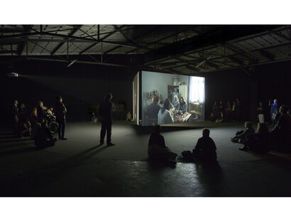 Video still, Muster (Rushes), 2012. Installation view, dOCUMENTA 13, Kassel, 2013. © Clemens von Wedemeyer and VG Bild-Kunst, Bonn 2014. Courtesy of KOW, Berlin.