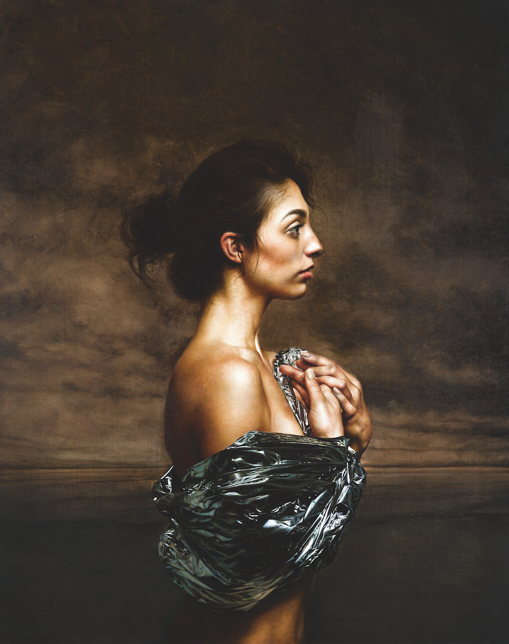 Mitch Griffiths, Earthling, 2015 Oil on canvas, 150 x 120 cm (59 x 47¼ in)