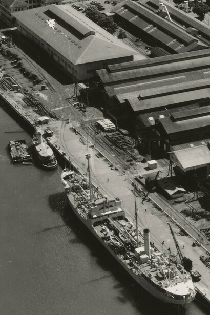 Fotografía de la zona del Canal de Panamá tomadas por la Fuerza Aérea de los Estados Unidos