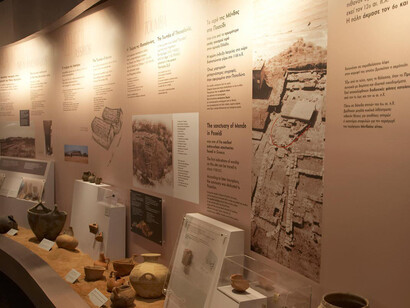 Towards the birth of cities, exhibition view. Courtesy of Archaeological Museum of Thessaloniki