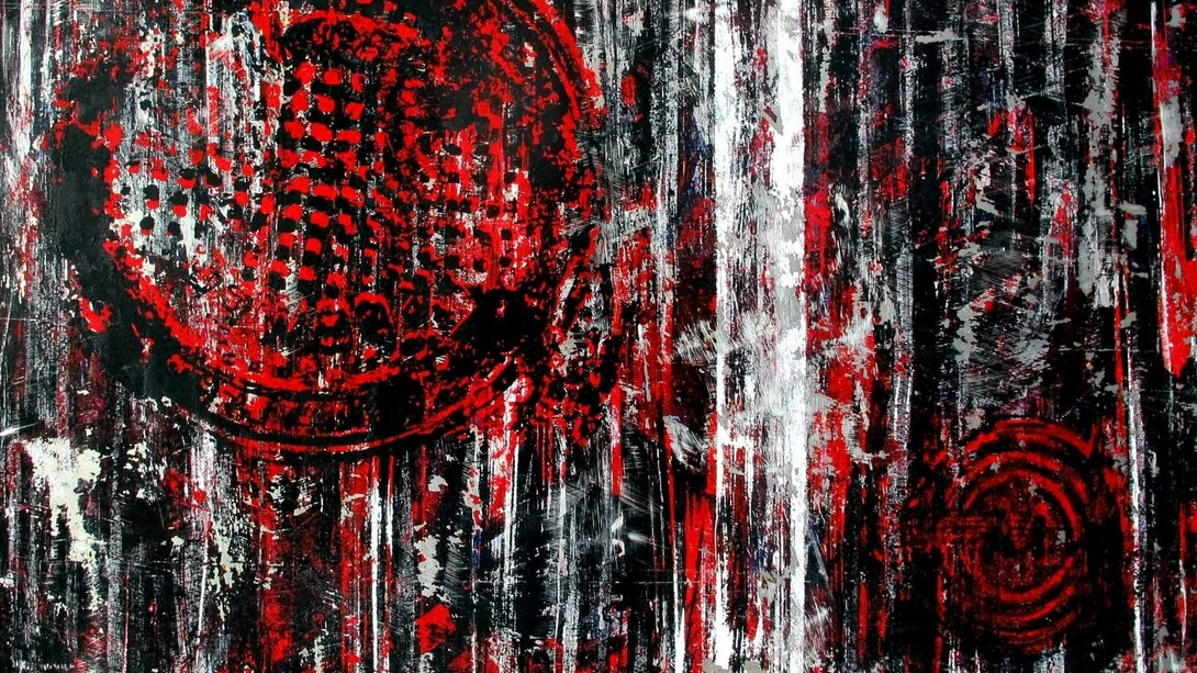 Jorge Enrique, Metalica project, What lies below, 107x152x4cm