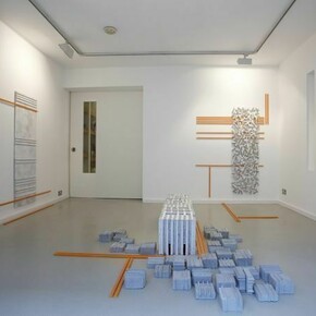 Anja Margarethe Bache, installation view of 'Signs and the Signed: Between Representation and Presentation' (2013), photo © Philip Sayer, courtesy of Marsden Woo Gallery