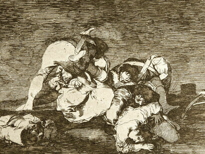 Violência contra a mulher ao longo da história: gravura de Francisco de Goya