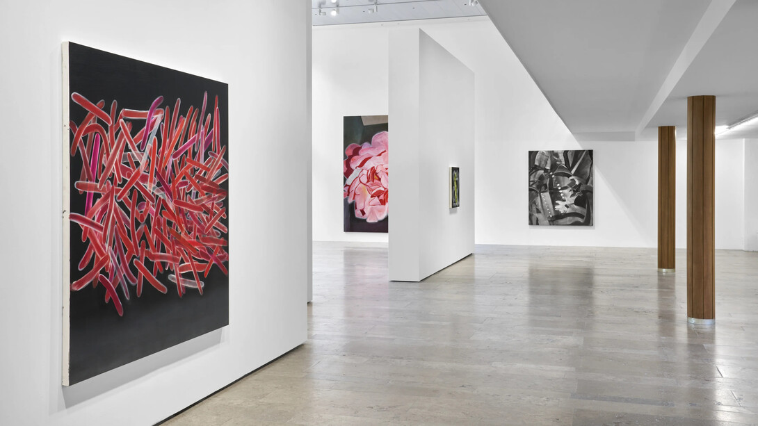 Ross Bleckner, It used to be, exhibition view. Courtesy of Capitain Petzel