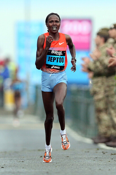 La maratonista Priscah Jeptoo, Kenia
