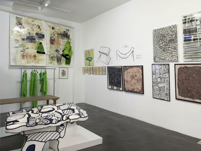 Jean Dubuffet, Exhibition view. Courtesy of Galerie Nathalie Obadia