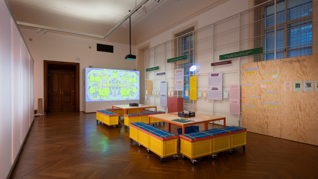 Open space. A room for many voices, exhibition view. Courtesy of Weltmuseum Wien