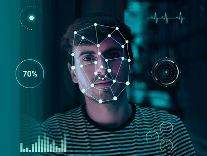 Illustrazione di riconoscimento facciale