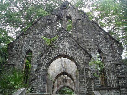 Ross Island, abandoned Anglican church