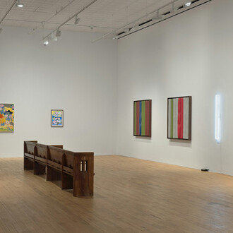 EJ Hill, Low-slung promises on the tongues of the devout, exhibition view. Courtesy of 52 Walker Gallery