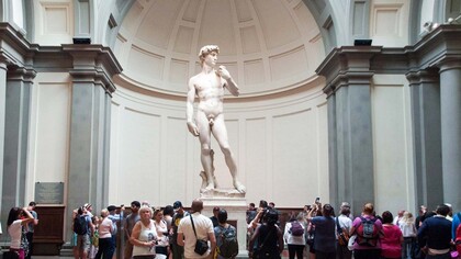 Il David di Michelangelo, Galleria dell'Accademia Firenze