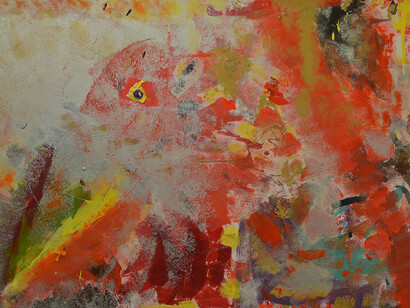 Oliwia Biela, Sophisticated, Oil & Acrylic on Canvas, 35.5” x 63”, Courtesy of Agora Gallery