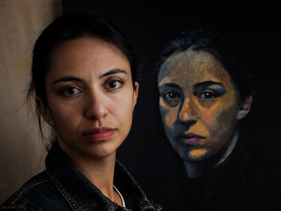 Autoritratto, foto Attilio Pirino