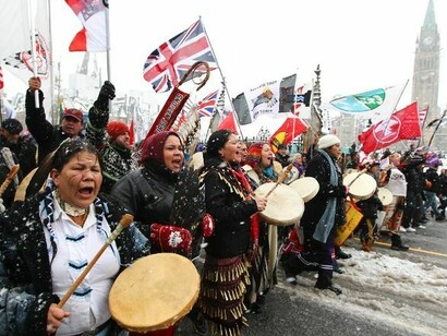 Idle No More protests in Ottawa