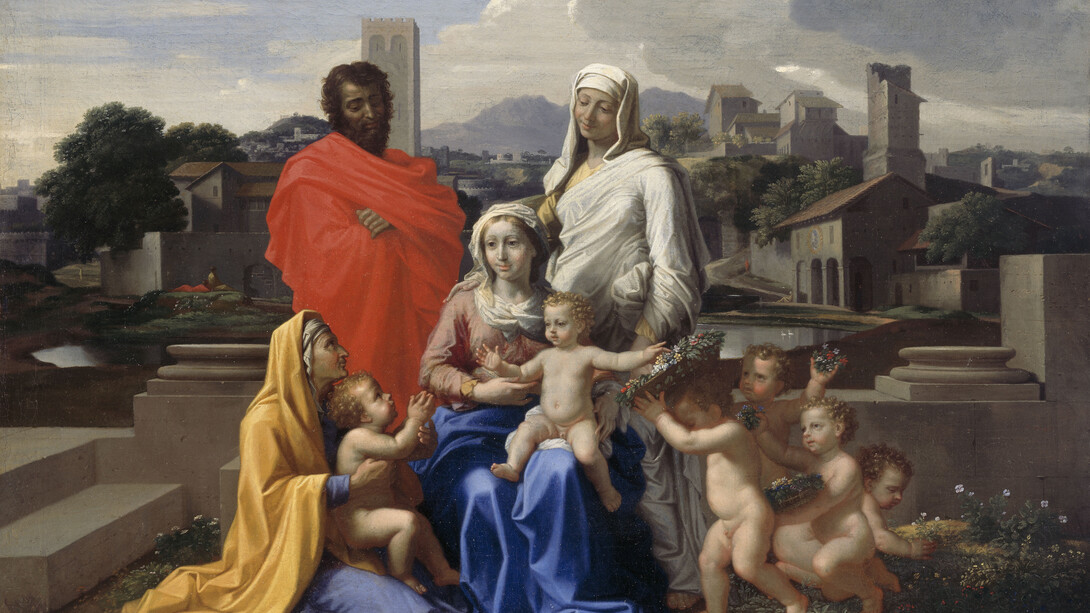 Nicolas Poussin (1594-1665), The Holy Family with Saints Anne, Elizabeth and John, 1649, Photo © National Gallery of Ireland