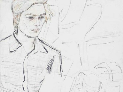 Elizabeth Peyton, “Klara (Train to Berlin)”, 2011, Colored pencil on paper, 11 1/2 x 8 inches, 29.5 x 20.5 cm