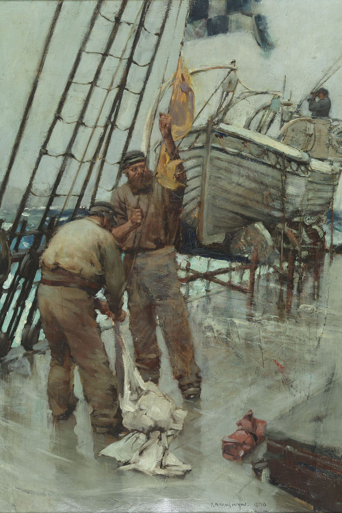 Sir Frank Brangwyn, On Board the Pickwick