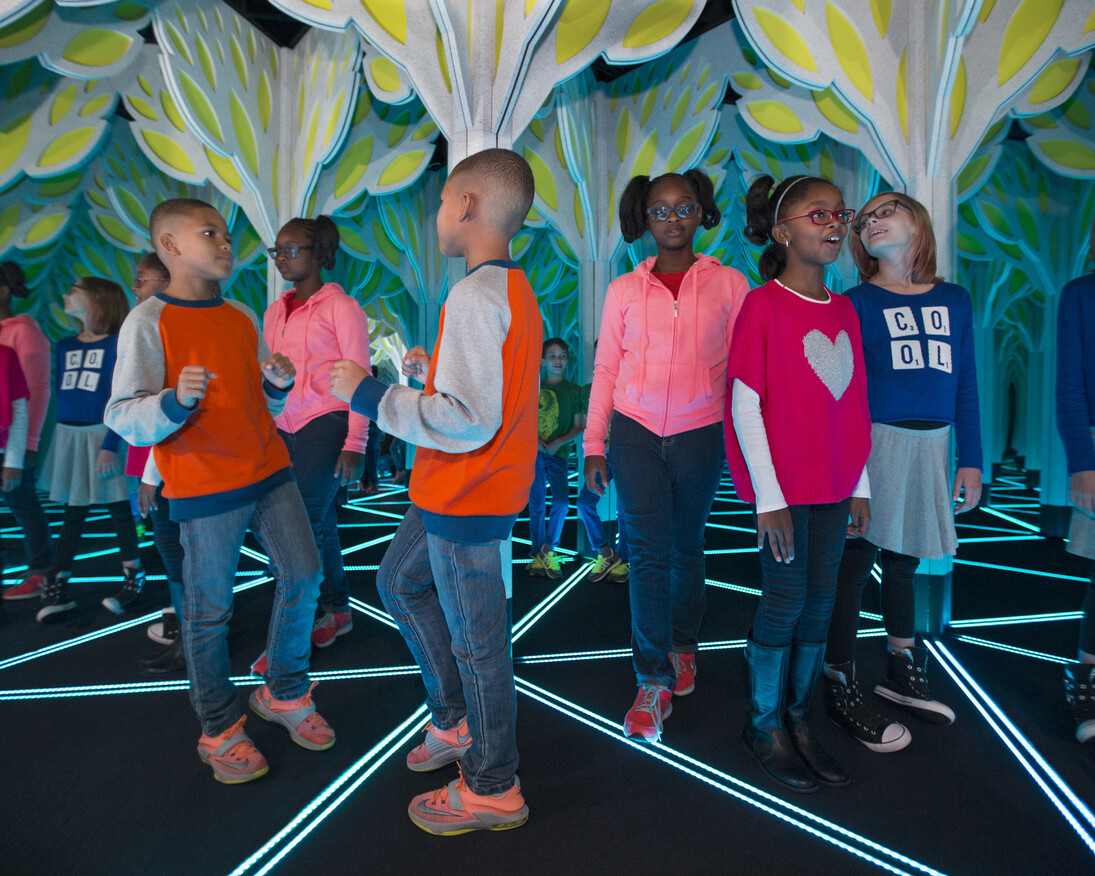 Numbers In Nature: A Mirror Maze. Courtesy of Museum of Science and Industry