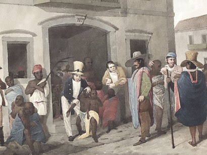 Slave Market in Rio de Janeiro, 1824