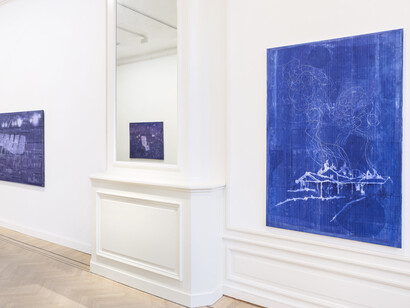 Michael Raedecker. Courtesy of GRIMM