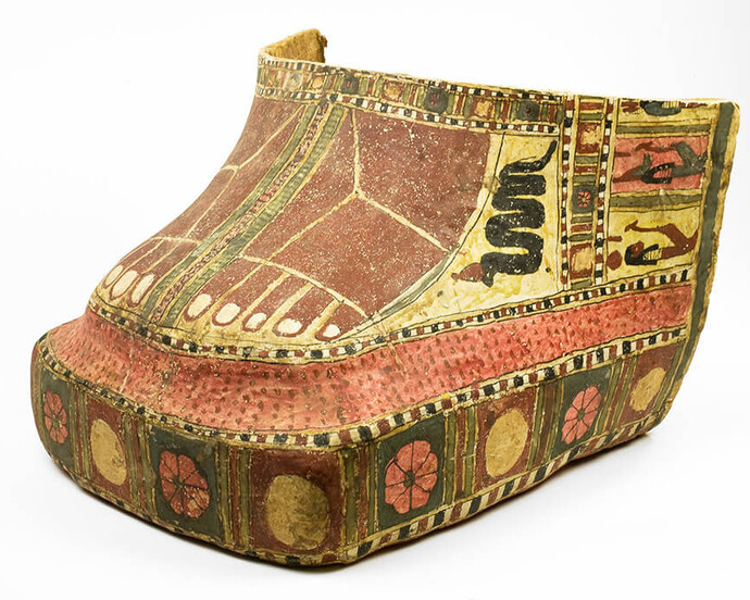 Cartonnage, Egypt, Ptolemaic Period, 300 B.C.E - 1 C.E