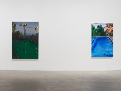 Salomón Huerta, Stillness, exhibition view. Courtesy of Harper’s Gallery