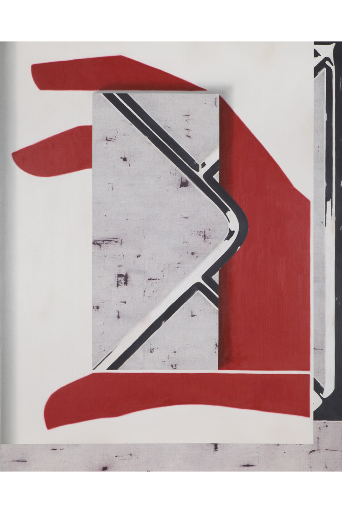 Anne Neukamp, Insert, 2014, Oil, acrylic and tempera on canvas, 78 3/4 by 59 in. 200 by 150 cm