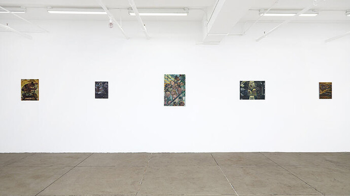 Erin Milez, Everything the light touches, exhibition view. Courtesy of Monya Rowe Gallery