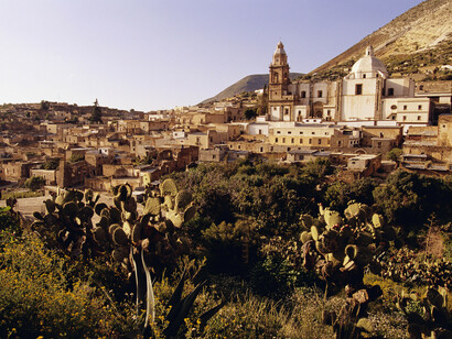 México. Vista panorámica de Real de Catorce
