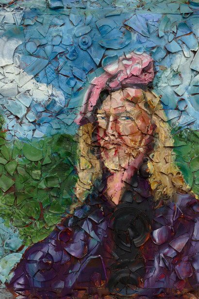 Julian Schnabel, Untitled (Rembrandt), 2022. Courtesy of Mnuchin Gallery