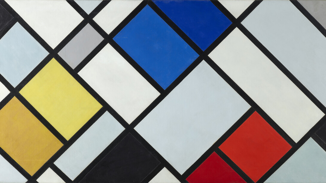 Theo van Doesburg Counter, Composition of dissonants XVI (detail). Courtesy of Kunstmuseum Den Haag