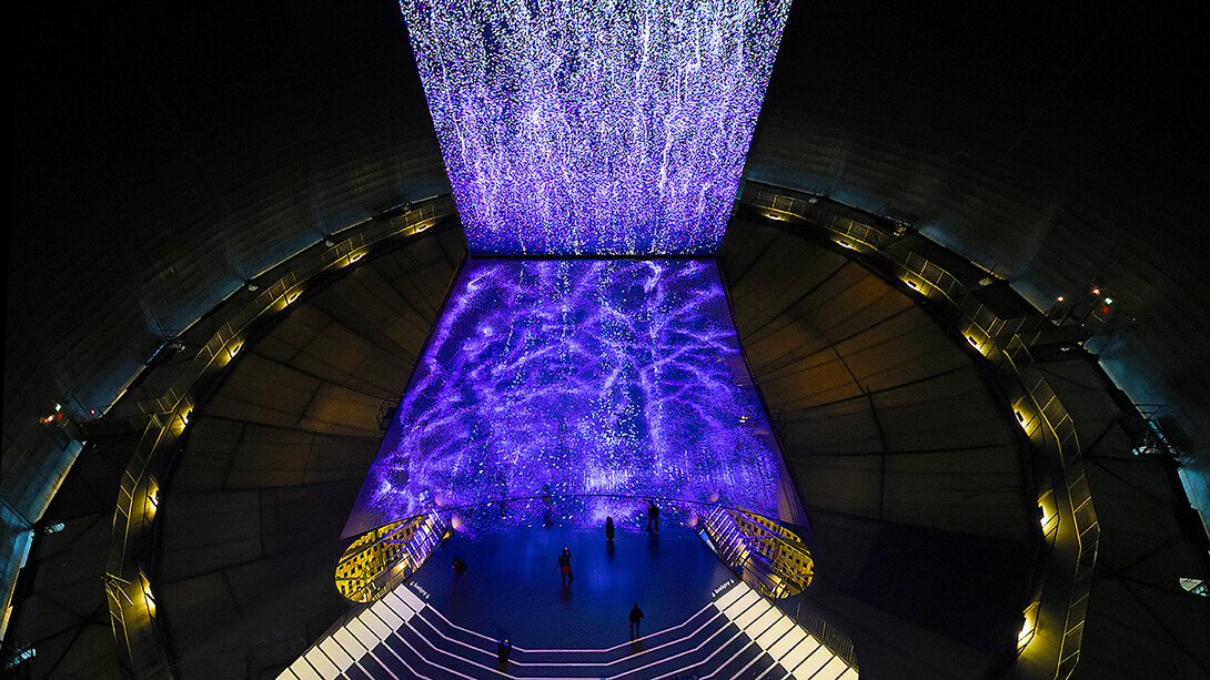 Planet ocean, exhibition view. Courtesy of The Gasometer