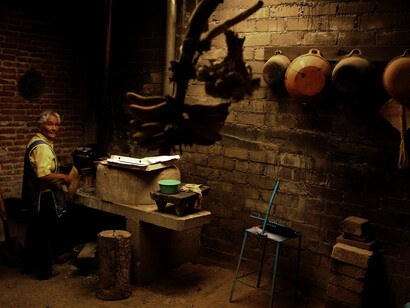 In cucina, foto Roberto López Mélinchon