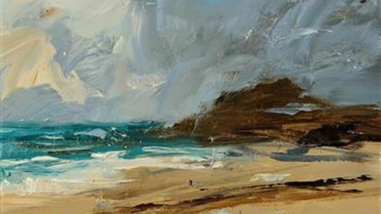 The Island, St Ives, Louise Balaam, Rwa, Oil On Canvas, 24" X 24 " (61cm X 61cm)