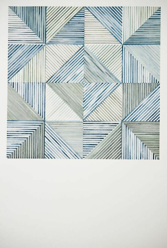 Serena Mitnik-Miller, Untitled (9), 2013, Watercolor on paper, 60 x 40 inches