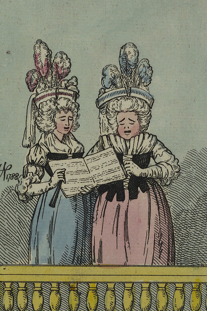 John Nixon, A Duett at the Hanover Square, Concert, London 1789 © Gerald Coke Handel Foundation