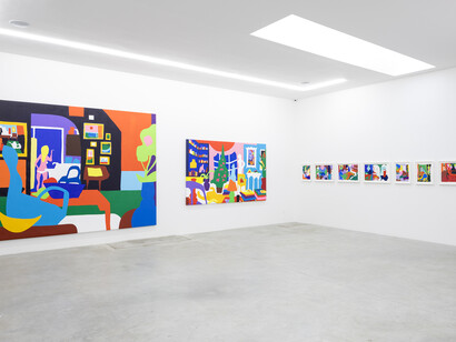 Todd James, Interior, Installation View. Courtesy of V1 Gallery and the photographer Jan Søndergaard 