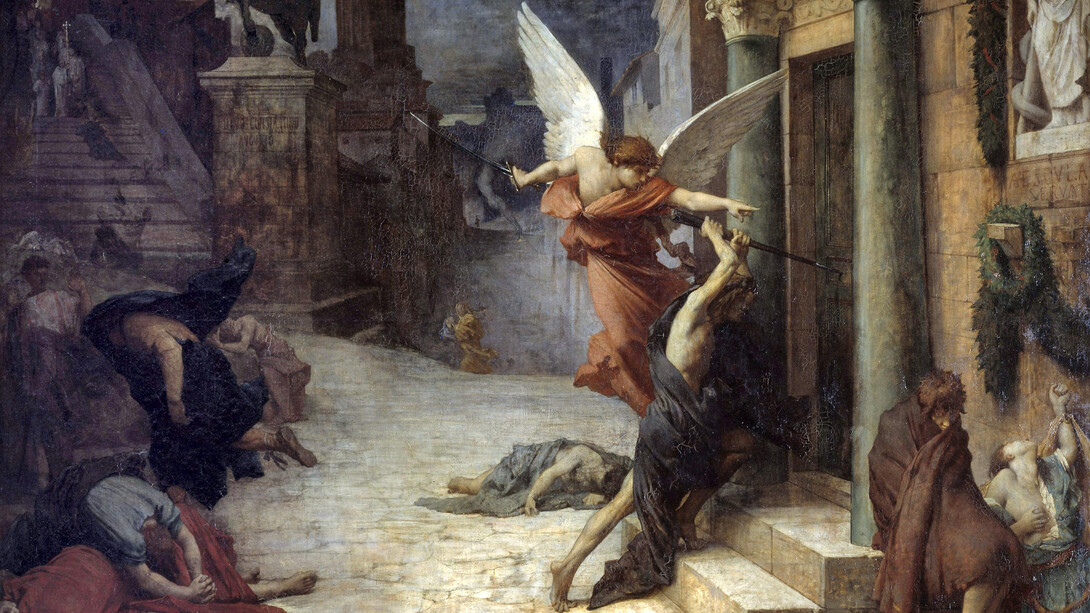 Jules Elie Delaunay, La peste en Roma