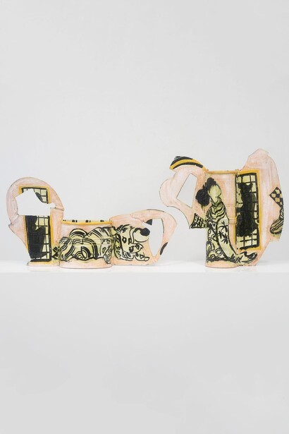 Betty Woodman, Botanical gardens, 2001. Courtesy of David Kordansky Gallery