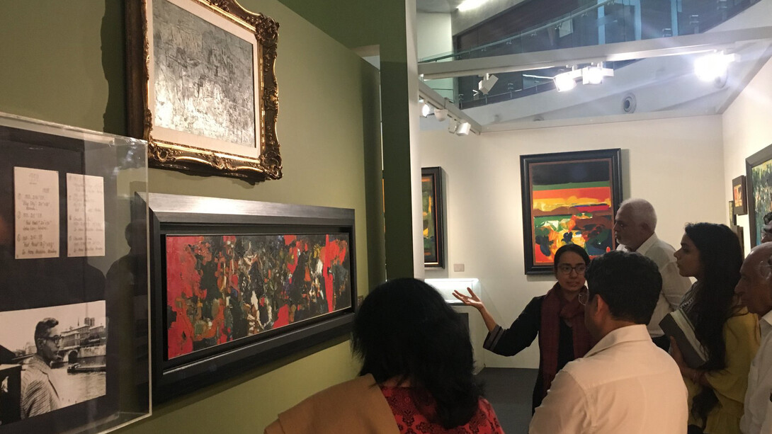 S.H. Raza: Traversing Terrains. Courtesy of Piramal Museum of Art