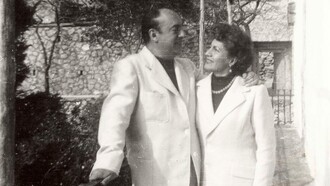 Pablo Neruda e Matilde Urrutia in esilio a Capri