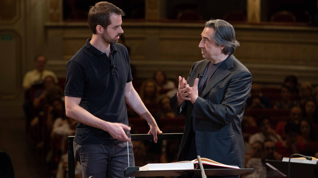 John Lidfors e Riccardo Muti © Silvia Lelli
