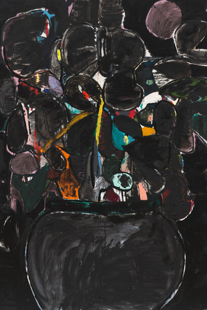 Eddie Martinez, Blackout (détail), 2024–2026. Avec l'aimable autorisation de la Galerie Max Hetzler
