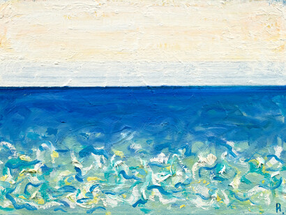 Paul Resika, The sea #2 (detail), 2026. Courtesy of Bookstein Projects