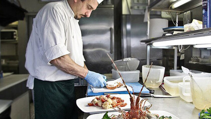 The Chef of the Restaurant Al Passo, Campalto, Venice