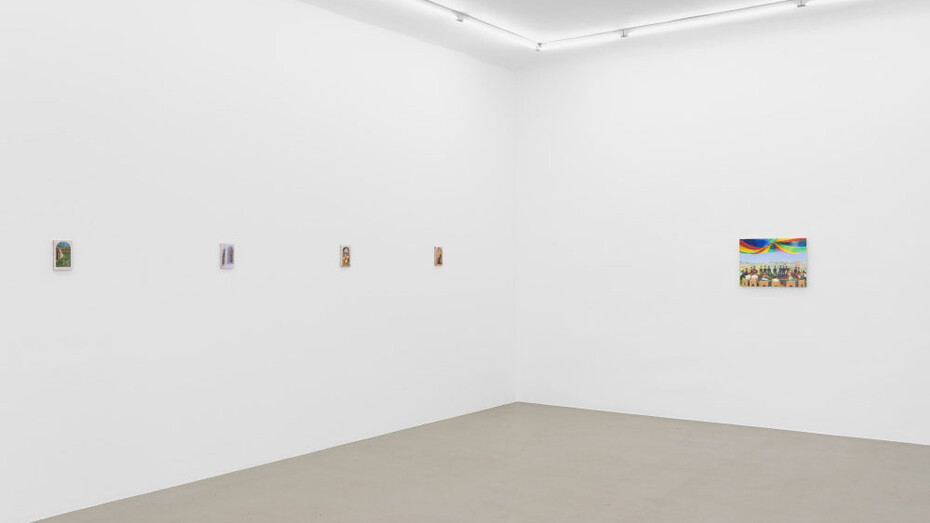 Lin Olschowka, Brother wolf, exhibition view. Courtesy of Meyer Riegger