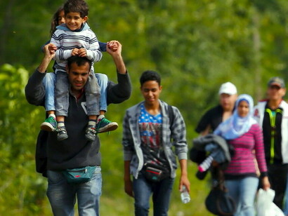 Refugiados sirios en los Balcanes