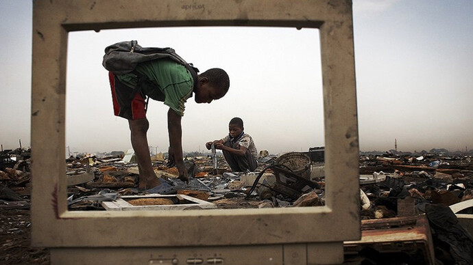 34 billion devices produce tons of non-recycled electronic waste 