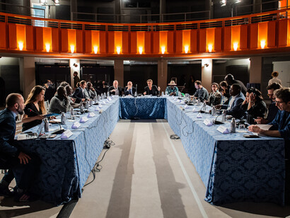 La tavola rotonda internazionale “Théâtres d’Europe et d’Afrique: pour une nouvelle approche de la transmission artistique et de la coopération culturelle”, organizzata a Firenze dal Teatro della Toscana e dal Théâtre de la Ville di Parigi © Filippo Manzini